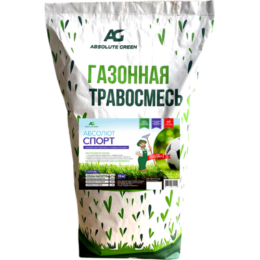 Газонная травосмесь ABSOLUTE GREEN Абсолют Спорт 10 кг 00000000347