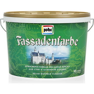 Краска фасадная JOBI FASSADENFARBE 10 л 10518