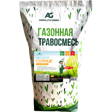 Газонная травосмесь ABSOLUTE GREEN Абсолют Солнце 5 кг 00000000342