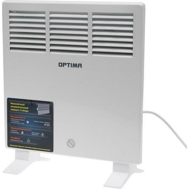 Конвектор Optima CH-1073 мощность 500-1000Вт, крепление на стену, контроль температуры 3000116
