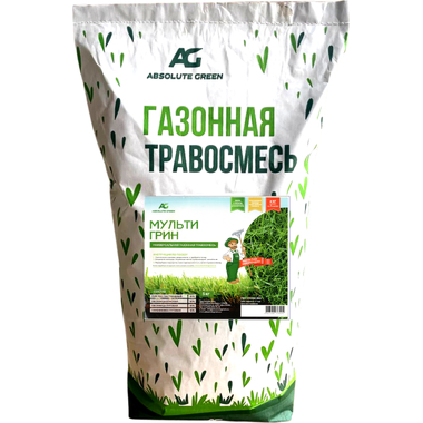 Газонная травосмесь ABSOLUTE GREEN Мульти Грин 5 кг 00000000341