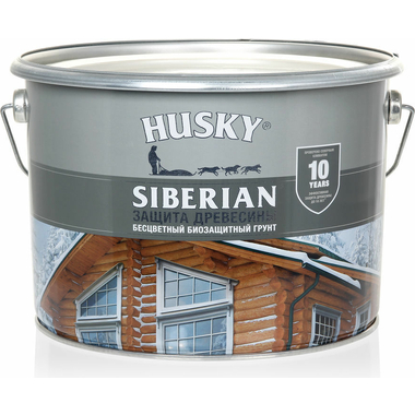 Грунт бесцветный HUSKY SIBERIAN 9 л 27036