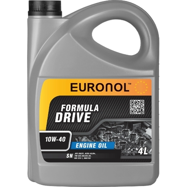 Моторное масло EURONOL DRIVE FORMULA 10w-40, SN, 4 л 80015