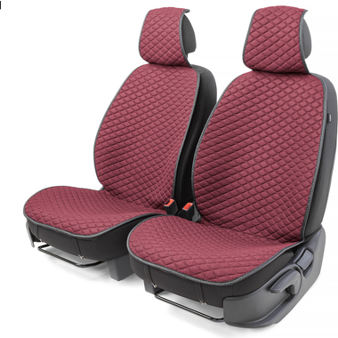 Накидки на передние сиденья CarPerformance, 2 шт. материал fiberflax /лен/ CUS-1032 PINK