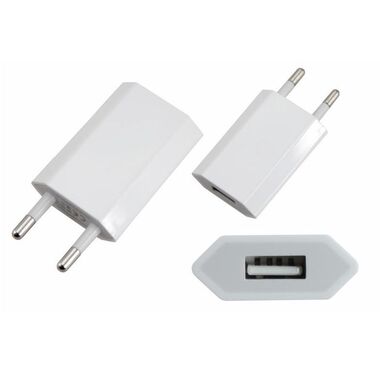 Сетевое зарядное устройство REXANT iPhone/iPod USB белое СЗУ 5V, 1000 mA 18-1194