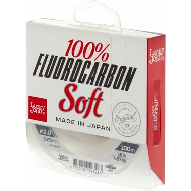 Монофильная леска LUCKY JOHN FLUOROCARBON Soft 100/025 LJ4049-025