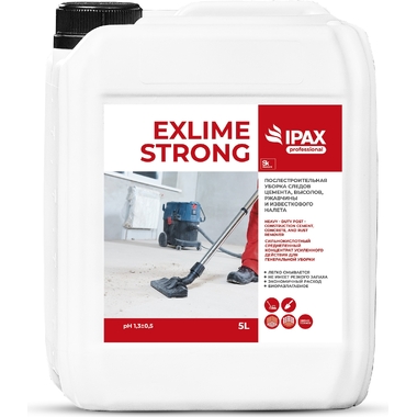 Средство для послестроительной уборки IPAX Exlime Strong 5 л ExS-5-2662