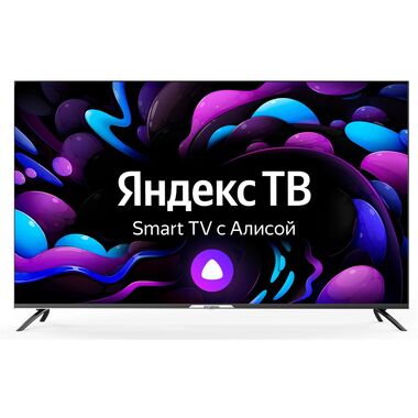 65" Телевизор Hyundai H-LED65BU7003, 4K Ultra HD, черный, СМАРТ ТВ, Яндекс ТВ