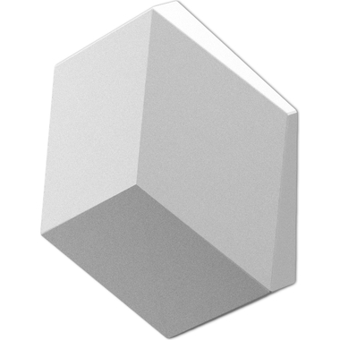 Стеновые панели 3D Artpole CUBE-solo (гипсовые; белые; 200x173x35 мм; 8 шт; 0,208 кв.м) E-0021-U