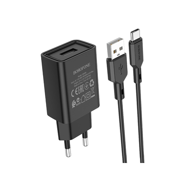 Зарядное устройство Borofone BA68A USB Type-C 2.1A 6974443385724