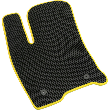 Водительский коврик ViceCar ЕВА для Toyota Fortuner 2015 - 2022 1EV45137-желтый