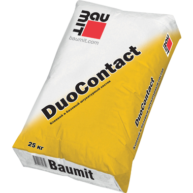 Клеевой и базовый штукатурный состав Baumit DuoContact 25 кг 4612741800489
