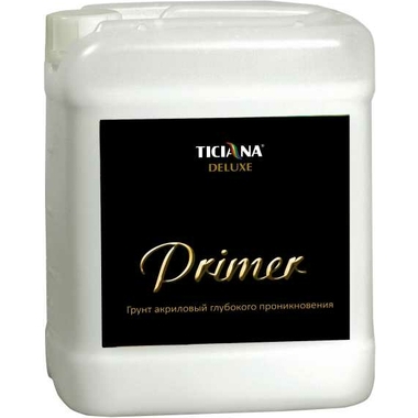 Акриловый грунт Ticiana DeLuxe PRIME глубокого проникновения, 3 л 4300005304