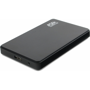 Внешний корпус AgeStar USB 3.0 2.5" SATAIII HDD/SSD, пластик, чёрный. UASP, 3UB2P2 (BLACK)