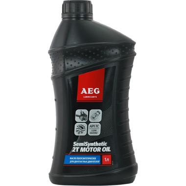 Масло двухтактное Semi Synthetic 2T Motor Oil API TC п/с 1 л AEG Lubricants 30615