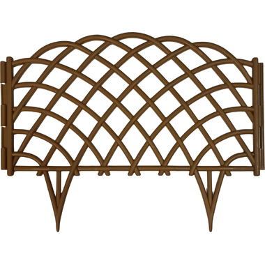 Декоративный забор Дачная мозаика Диадема светло-коричневый 46686