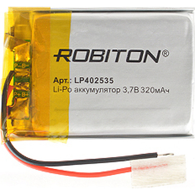 Аккумулятор Robiton LP402535 3.7В 320мАч PK1 15735