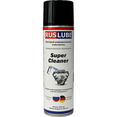 Универсальный очиститель-обезжириватель Русмарк Ruslube Super Cleaner 650/500 мл ruslube1003-1