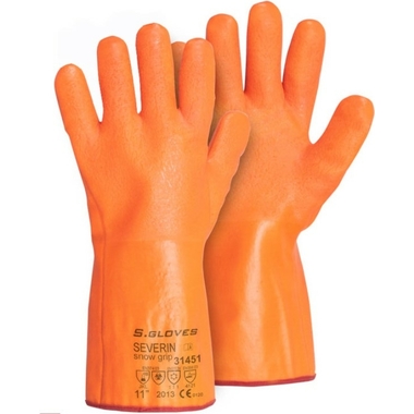 Перчатки S. GLOVES SEVERIN SNOW GRIP, 35 см, размер 11 31451-11 S.Gloves