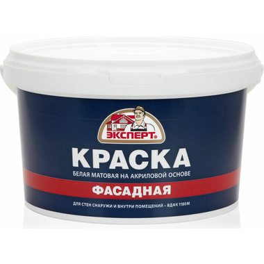 Фасадная краска ЭКСПЕРТ 3 кг 15762