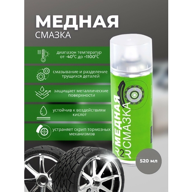 Высокотемпературная медная смазка R2R 1020-05 1020-005 520 мл 1020-R2R005