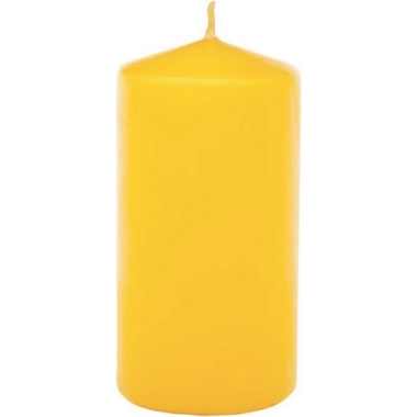 Свеча Lumi бочонок 70x120 мм, цвет желтый 5070864