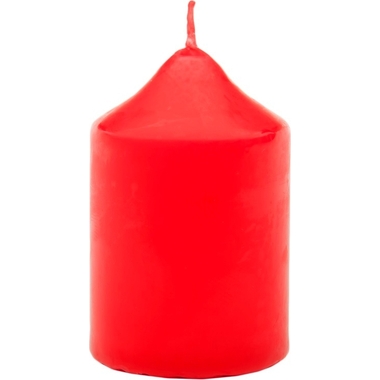 Свеча Антей Candle бочонок 70x100 мм, цвет красный 50701022