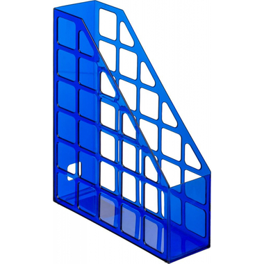 Вертикальный накопитель Attache 75 мм Line пластиковый синий 1337974