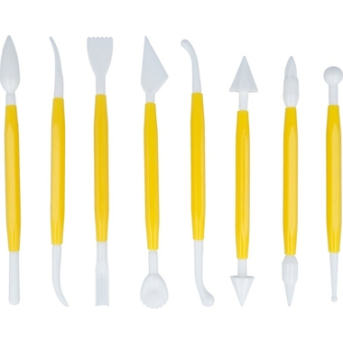 Набор кондитерских инструментов для моделирования S-Chief 15x1х1 см 8 пластиковые 411596