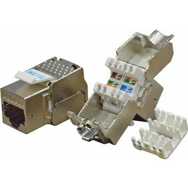 Модуль Keystone RJ45, кат.5e, STP, 180 градусов, TWT-OK45STP180/5E