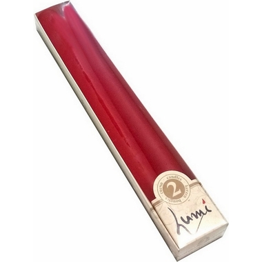 Античная свеча Lumi 22x250 мм, цвет бордо, 2 шт 5070657