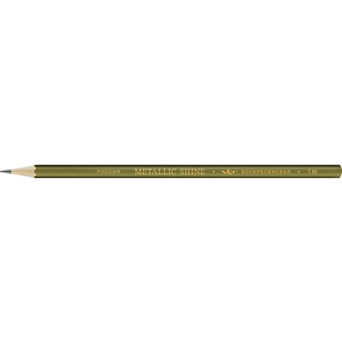 Графитный карандаш Воскресенская карандашная фабрика заточенный ТМ, HB 12 1599 оливковый упаковка 12 шт 564414