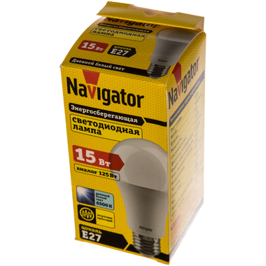 Светодиодная лампа Navigator 61 239 NLL-A70/A60-15-230-6.5K-E27 20193 459607