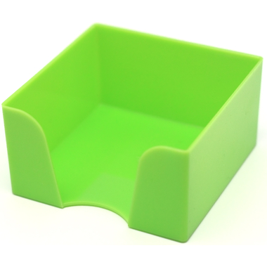 Пластбокс для бумажного блока ОСКОЛПЛАСТ 9х9х5 см, зеленый 995-10