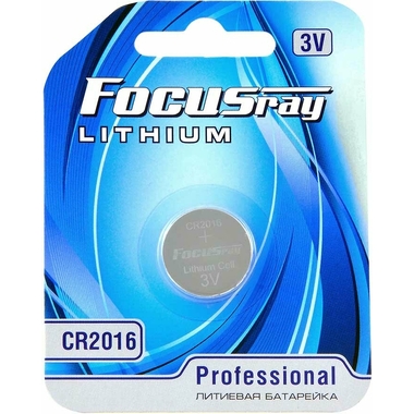 Литевая батарейка Focusray CR2016 BL1 626997