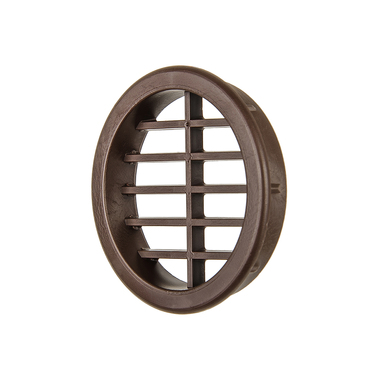 Решетка круглая вентиляционная (d=47 мм; коричневая) Volpato 2190-443-MA