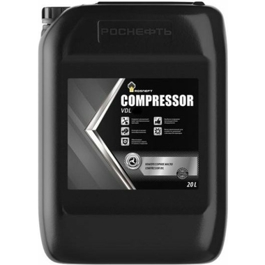 Масло компрессорное Compressor VDL 150 канистра 20 л Роснефть 40837860