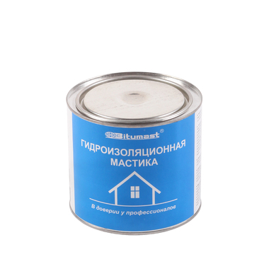 Гидроизоляционная мастика, 2 л Bitumast 4607952900073