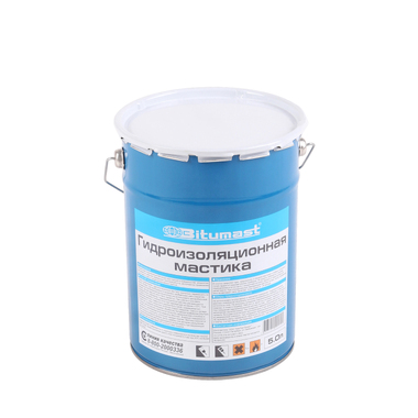 Гидроизоляционная мастика, 5 л Bitumast 4607952900080
