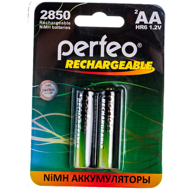 Аккумулятор Perfeo AA2850mAh/2BL Пластик PF_C3008