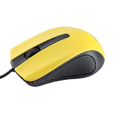 Мышь компьютерная PERFEO RAINBOW, черный/желтый PF_3443