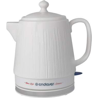 Электрический чайник Endever керамический KR-450C, белый 90230