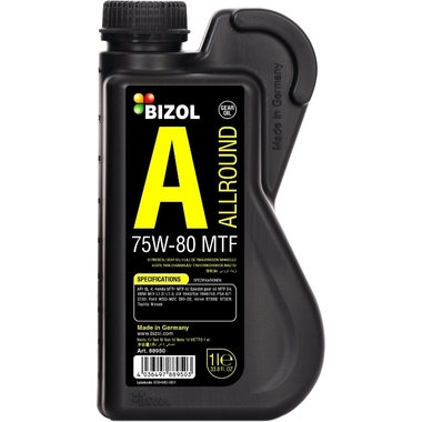 Синтетическое трансмиссионное масло Bizol Allround Gear Oil MTF 75W-80, 1л 88950