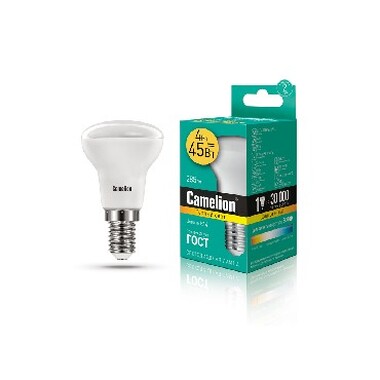 Лампа CAMELION LED4-R39/830/E14 (Эл.лампа светодиодная 4Вт 220В)