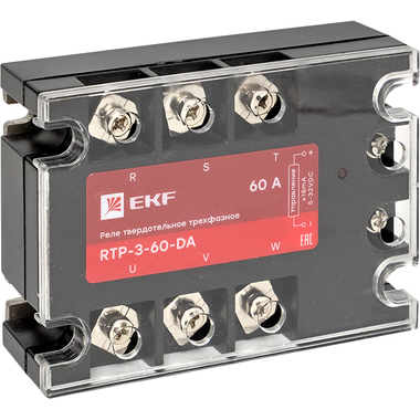 Твердотельное трехфазное реле EKF RTP-60-DA PROxima rtp-3-60-da