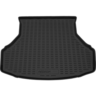Пластиковый коврик в багажник REZKON черный для LADA 2190 Granta sd 18-н.в. 5039015200