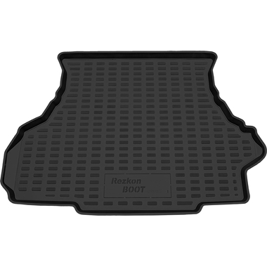 Пластиковый коврик в багажник REZKON черный для LADA ВАЗ 21099 5039010100