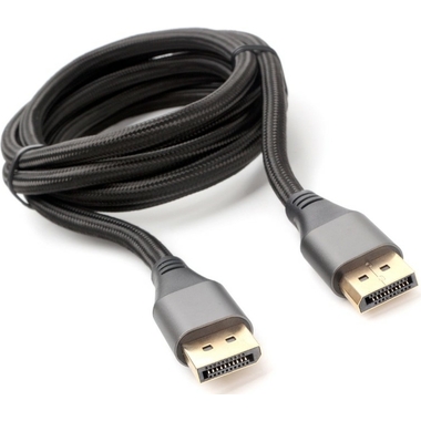 Кабель DisplayPort Cablexpert v1.4 1.8м 20M/20M нейлоновая оплетка металлические разъемы пакет CC-DP8K-6