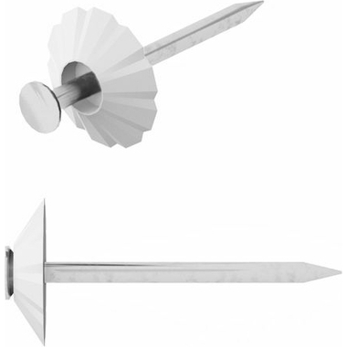 Декоративные гвозди STARFIX 1,8x32 мм, белая шляпка 100 шт. SMZ1-105686-100