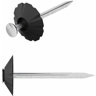Декоративные гвозди STARFIX 1,8x32 мм, черная шляпка, 100 шт. SMZ1-29553-100